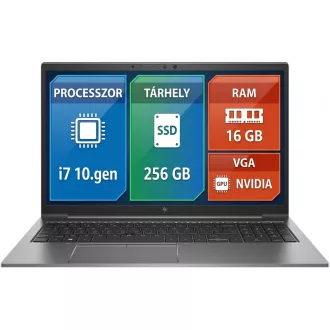 P ZBook Firefly 15 G7 mobil munkaállomás i7 processzorral, Quadro P520 videókártyával és 15,6 colos Full HD IPS kijelzővel