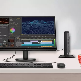 HP ProDesk 600 G6 Mini PC Intel Core i5-10500T processzorral, 16GB RAM-mal, 500GB NVMe SSD-vel és Wi-Fi 6-tal