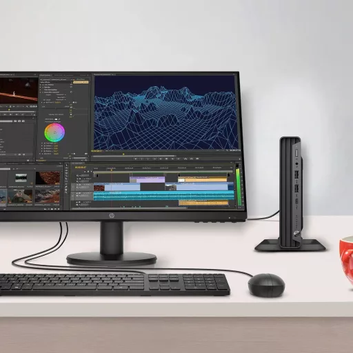 HP ProDesk 600 G6 Mini PC Intel Core i5-10500T processzorral, 16GB RAM-mal, 500GB NVMe SSD-vel és Wi-Fi 6-tal