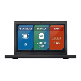 Lenovo ThinkPad x270 Laptop - 12,5" HD - Intel i5-6300U - 8GB - 250GB - Windows 11 - A